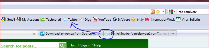 bookmark toolbar